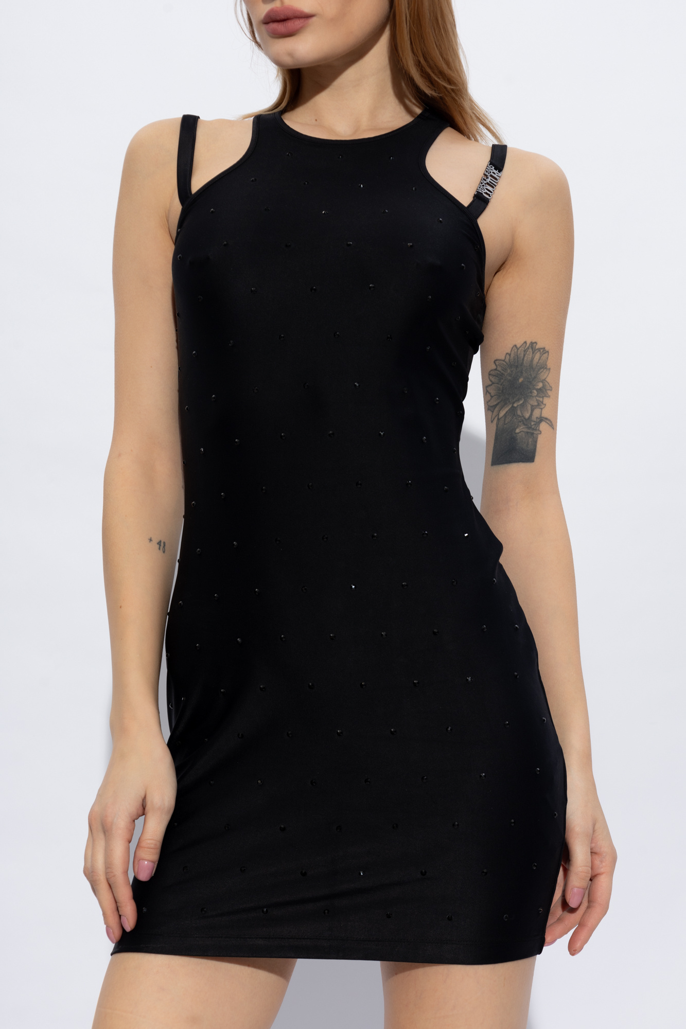 Versace jeans black hot sale dress